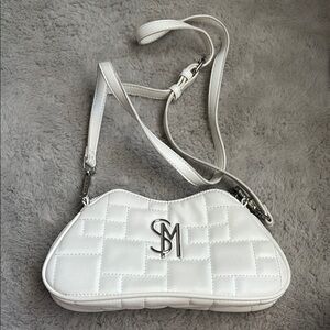 White Quilted Shoulder Bag